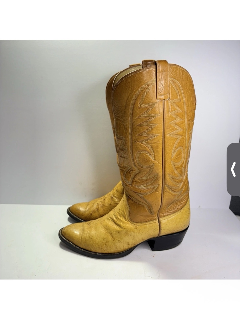 Kimmel Boot Company Ostrich boots 10D custom